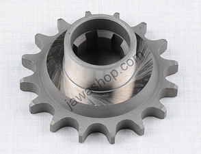 Drive sprocket - 15t with extension (Jawa 250 350 Kyvacka) / Drive sprocket - 15t with extension (Jawa 250 350 Kyvacka) /