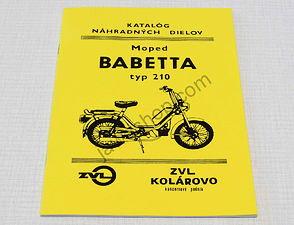 Spare parts catalog - A5, SK (Jawa 50 Babetta 210) / 