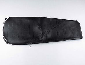 Seat cover black with white line (CZ 471, 472) / 