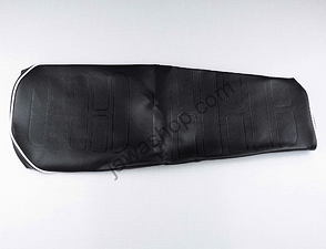 Seat cover black with white line (CZ 250 350 471 472) / 