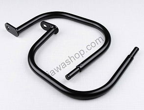 Rear handle L+R set - black (Jawa 350 640) / 