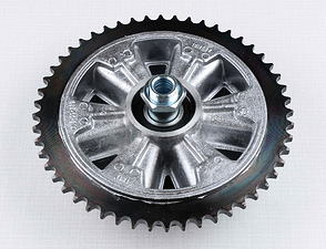 Rear chain wheel - 52t, complete (Jawa 634-640) / 