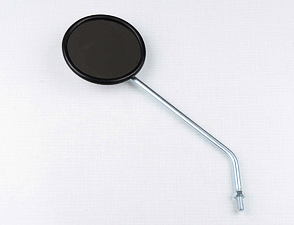 Rearview mirror left - circle, M8x1,25 (Jawa CZ 125 175 250 350) / 