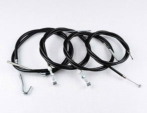 Bowden cable set with adjustment - sport gas (Jawa Kyvacka) / 