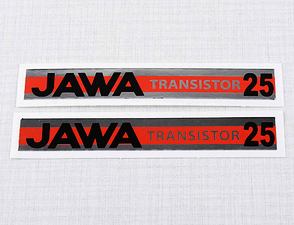 Sticker "JAWA TRANSISTOR 25" 102x15mm (Babetta) / 