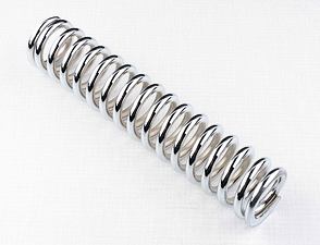 Spring of rear shock - chrome (CZ 125 175 476 477) / 