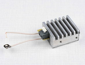 Electronic regulator 6V 45W (+) pole (Jawa 250 350 CZ 125 175) / 