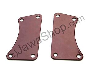 Engine bracket set - flat, painted (Jawa 250 350 Kyvacka) / 