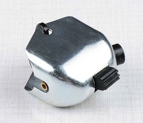Lights switch, horn button with side hole (Zn) (Jawa CZ 250 350 Kyvacka) / Lights switch, horn button with side hole (Zn) (Jawa CZ 250 350 Kyvacka) /