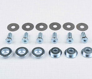 Brake floating disk bolt and washer set (Jawa 350 639 640) / 