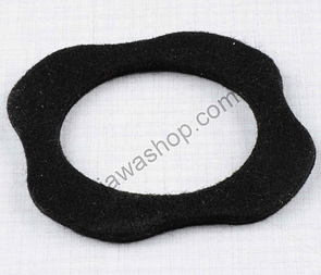 Felt pad of fuel tank filler cap - black (CZ, Babetta) / 