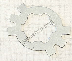 Lock of drive sprocket nut - 0,8mm (Jawa 50 Pionyr, CZ) / 