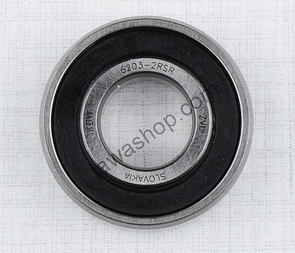 Ball bearing 6203 2RS (Jawa CZ 125 175 250 350) / 