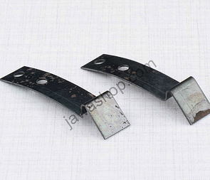 Bracket of carburetor cover - set (Jawa Perak 350) / 