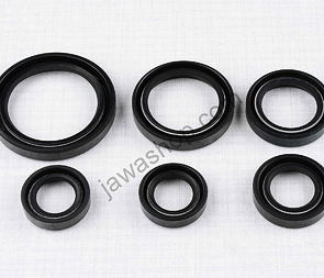 Sealing ring of engine - set, 6pcs (Jawa 50 Babetta 210) / 