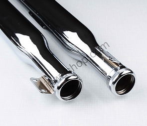 Exhaust silencer set - cigar (Jawa-CZ 125,175) / 