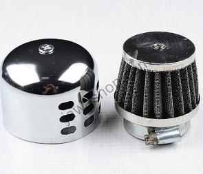 Air filter Sport D35 with cover - straight, small (Jawa, CZ) / 