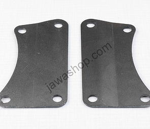 Engine bracket set - bent (Jawa 250 350 Panelka) / 