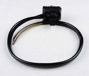 Lights switch, horn, engine stop button with cables (Jawa 50 Babetta 207 210) / 