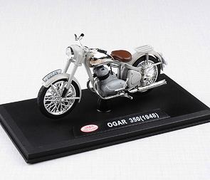 1:18 scale model Jawa Ogar 350 (1948) - GREY / 