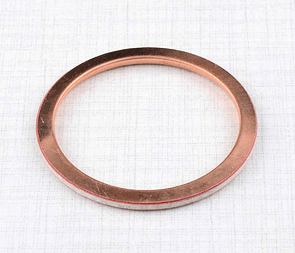 Sealing ring of exhaust pipe - copper (Jawa 250 350) / Sealing ring of exhaust pipe - copper (Jawa 250 350) /