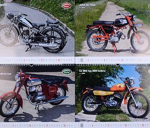 Calendar 2019 - wall 420x315mm (Jawa CZ 125 175 250 350) / 