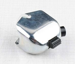 Lights switch, horn button - zinc (Jawa CZ 125 175 250 350 Kyvacka) / 