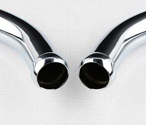 Exhaust pipe set - straight (Jawa 350 638) / Exhaust pipe set - straight (Jawa 350 638) /