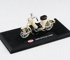 1:18 scale model Jawa 50 Pionyr (1950) type 550 - LIGHT IVORY / 