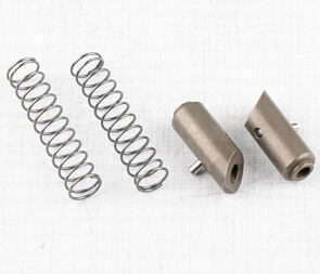 Pin of gear change with groove and spring set (Jawa CZ 125 175 250 350) / 