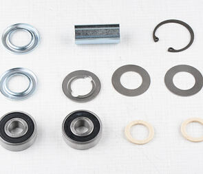 Wheel hub bearing set with spacer 50mm (Jawa CZ 125 175 250 350 Panelka) / Wheel hub bearing set with spacer 50mm (Jawa CZ 125 175 250 350 Panelka) /
