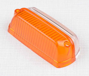 Tail lamp cover - orange / clear (CZ, Scooter, PAV 40) / 