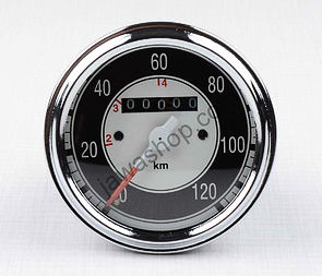 Speedometer 120 km/h (Jawa, CZ Kyvacka) / 