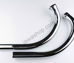 Exhaust pipe set - bolt mounting (Jawa 350 Californian) / 