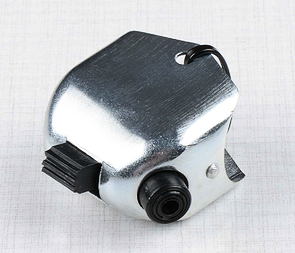 Lights switch, horn button with side hole (Zn) (Jawa CZ 250 350 Kyvacka) / 