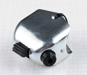 Lights switch, horn button with side hole (Zn) (Jawa CZ 250 350 Kyvacka) / Lights switch, horn button with side hole (Zn) (Jawa CZ 250 350 Kyvacka) /