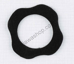 Felt pad of fuel tank filler cap - black (CZ, Babetta) / 