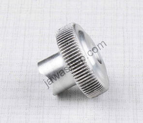 Nut of brake bowden cable, bar - M5 (Al) (Jawa 50 Stadion) / 