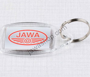 Key ring Jawa logo plastic / 