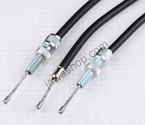 Throttle valve bowden cable set - oilmaster (Jawa 350 640) / Throttle valve bowden cable set - oilmaster (Jawa 350 640) /
