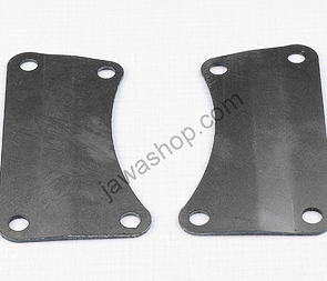 Engine bracket set - bent (Jawa 250 350 Panelka) / 