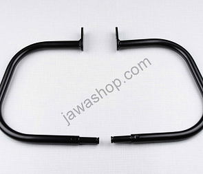 Rear handle L+R set - black (Jawa 640) / 
