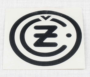 Sticker "CZ" 50mm - black (CZ) / 