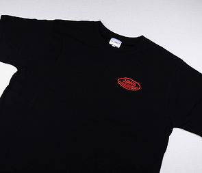 T-shirt black with red JAWA logo (L Size) / 