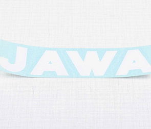 Sticker Jawa 120x28mm - white (Jawa) / 