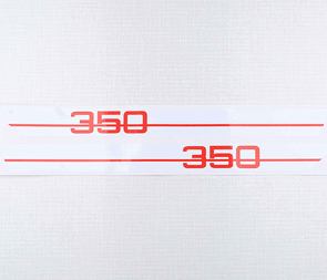Side box sticker "350" - set (Jawa 350 634) / 