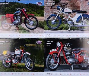 Calendar 2019 - wall 420x315mm (Jawa CZ 125 175 250 350) / 