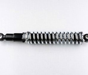 Rear shock - chrome spring (CZE) (Jawa 350 634 638 639 640) / 