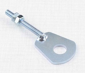 Chain adjuster - left (Jawa 90, Pionyr 555) / 