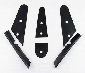 Rubber set of windshield holder (Velorex 560, 561) / 